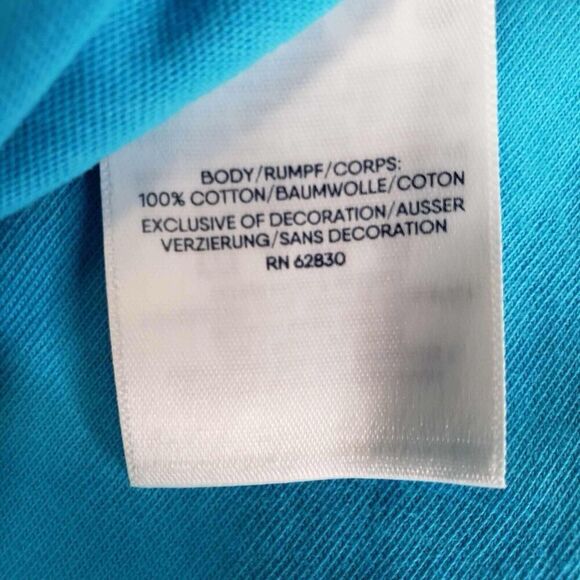 Lands End Shift Dress Women's Plus Size 1X Blue Teal Sleeveless Embroidered - Picture 7 of 9